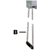 BC option - Locking-unlocking device with control from the floor