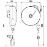 Tool rope balancer ATEX 9346LAX
