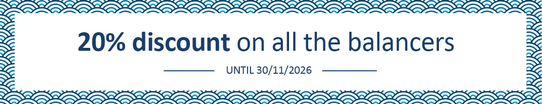20% discount sale on all the spring balancers until the 30th of November 2026