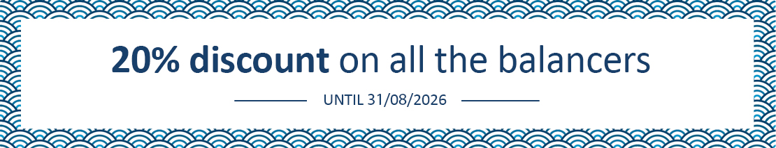 20% discount sale on all the spring balancers until the 31st of August 2026