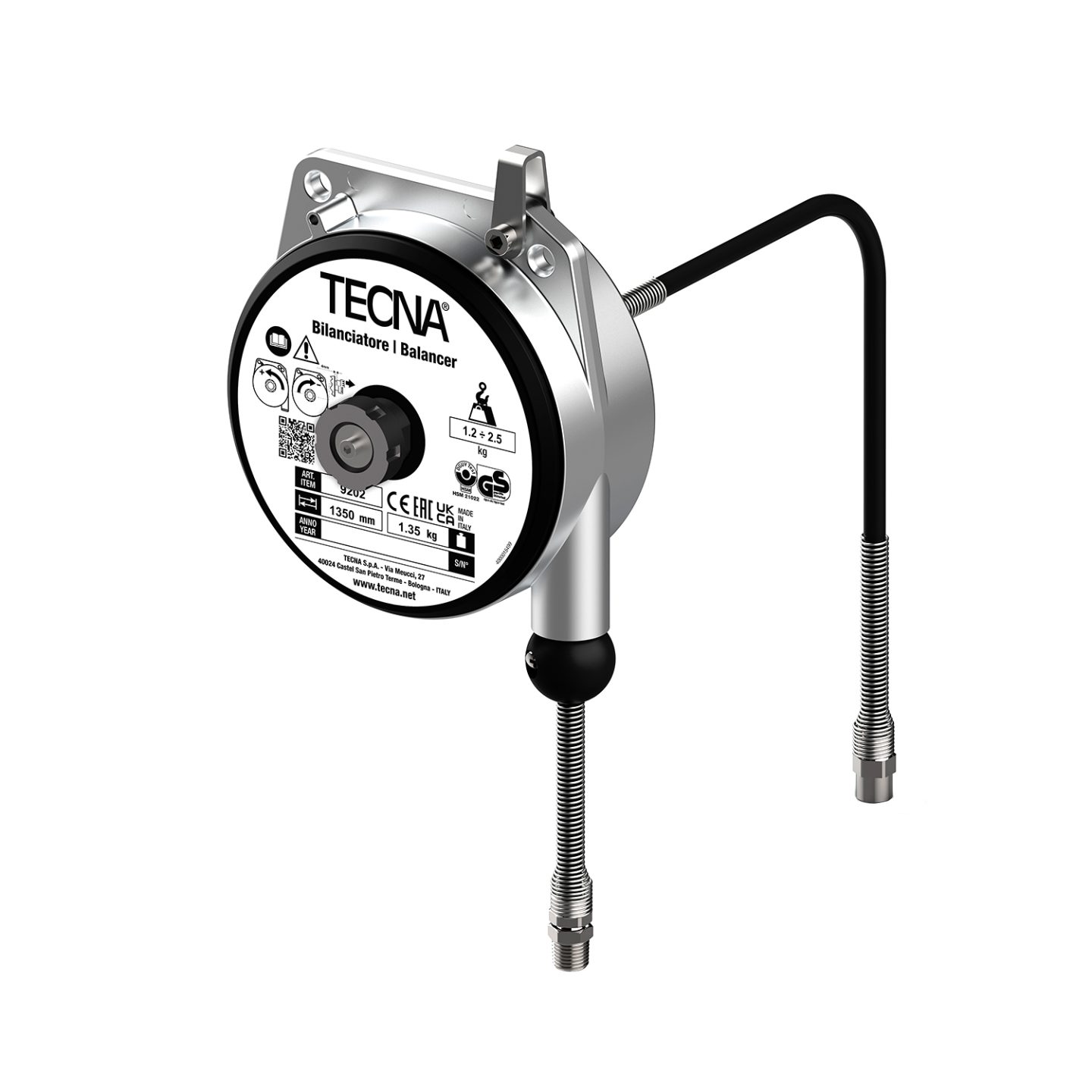 Tecna 9201 balancer. Series illustration.