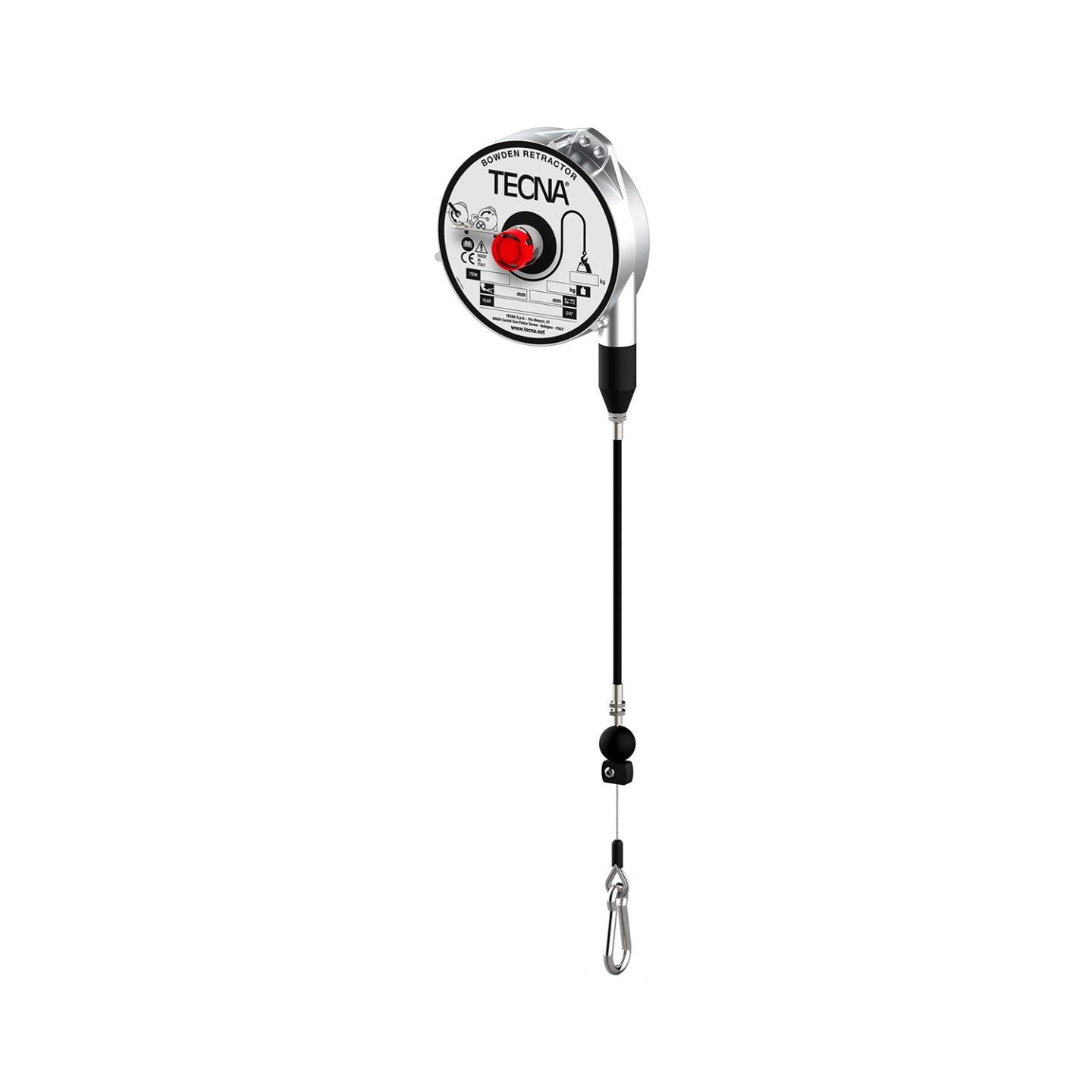 Tecna B340/G0.5 Bowden retractor. Series illustration.