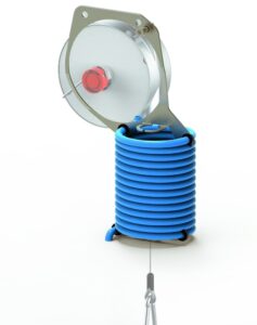 Tecna air hose kit 7010000015 shown on a balancer.