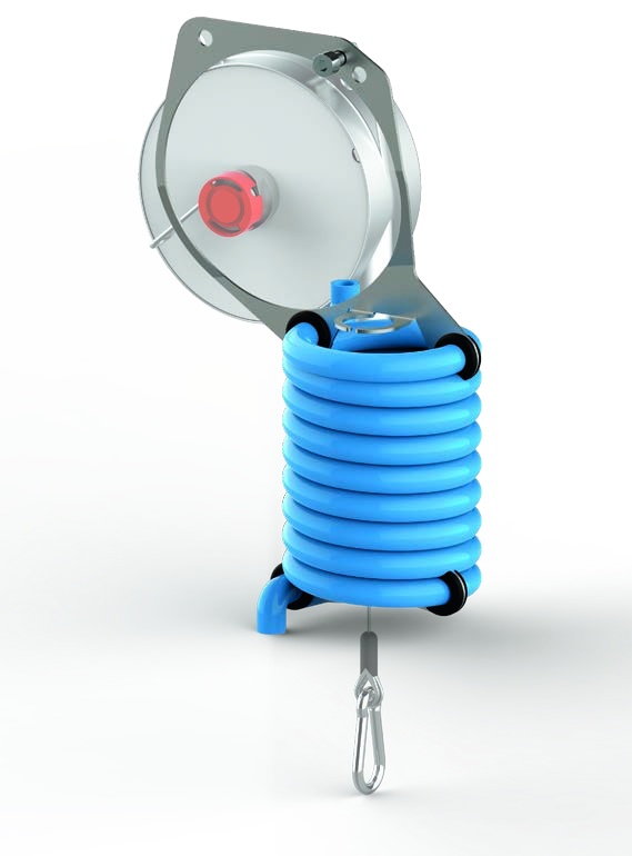 Tecna air hose kit 7010000016 shown on a balancer.
