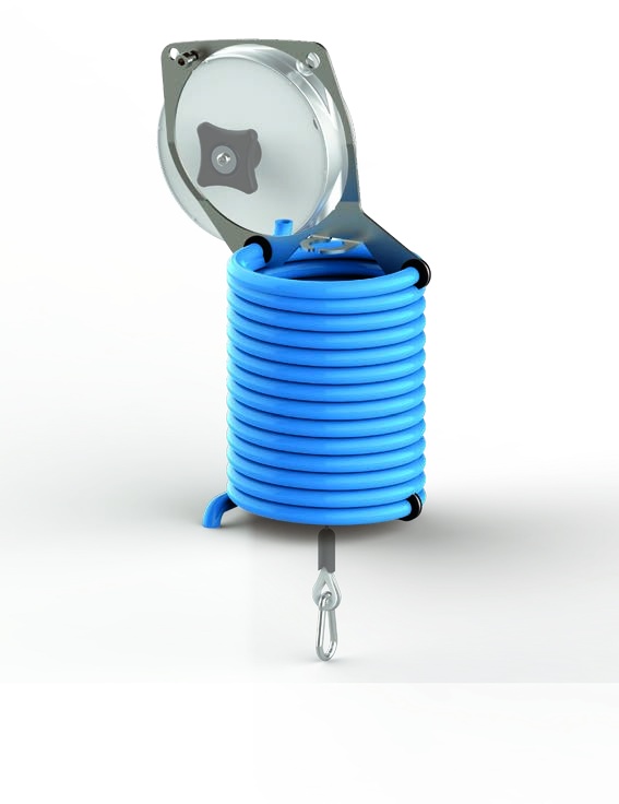 Tecna air hose kit 7010000017 shown on a balancer.